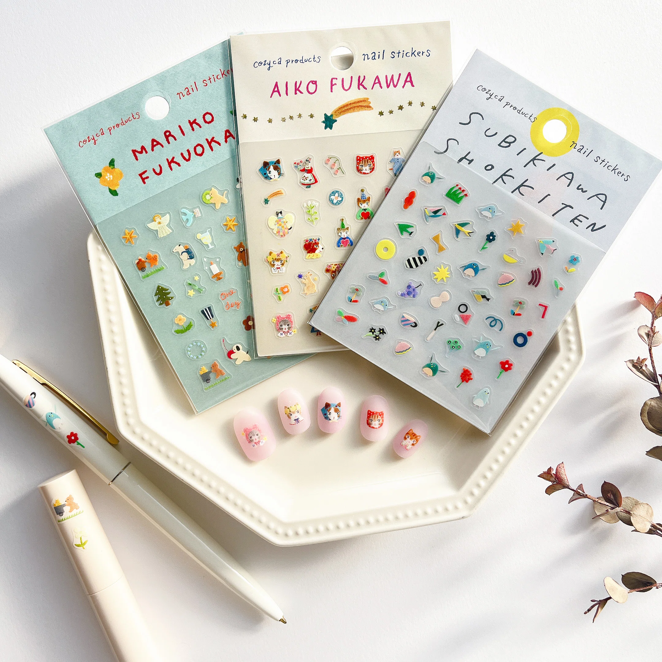 ネイルシール⑥ 2026 夏の新作⑥ ネイルシール｜表現社 cozyca products