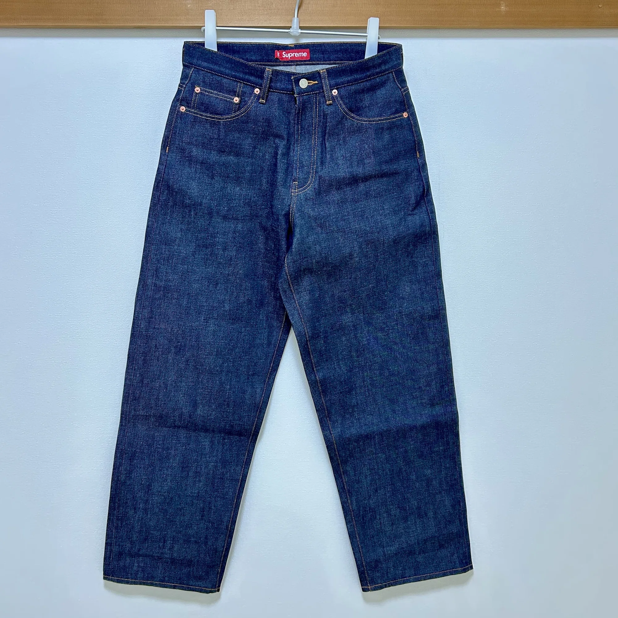 ?記録: Supremeリジッドバギー 〜1回目のウォッシュで縮むのか 