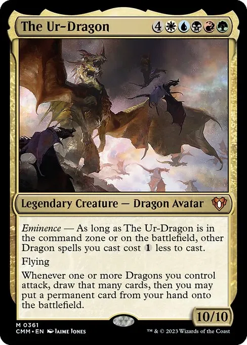 EDH】Scion of the Ur-Dragonコンボデッキ【Bracket 3】【5色ドラゴン