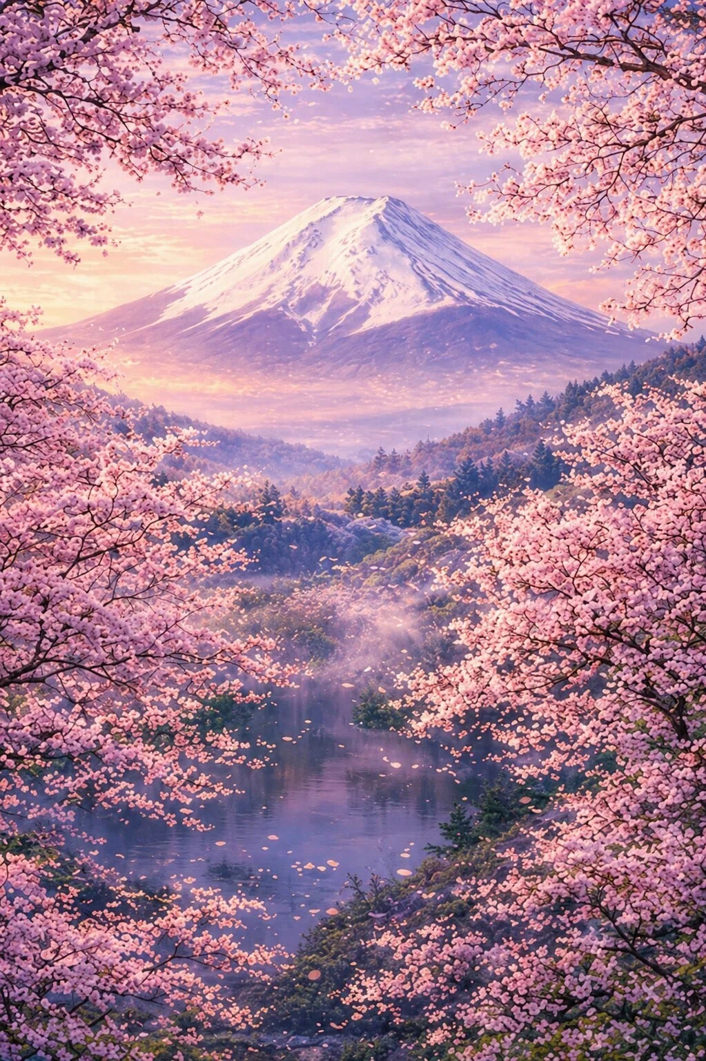 はなのね - Sound of Flowers AI桜富士山日本景色｜GANDEAUX（がんどう