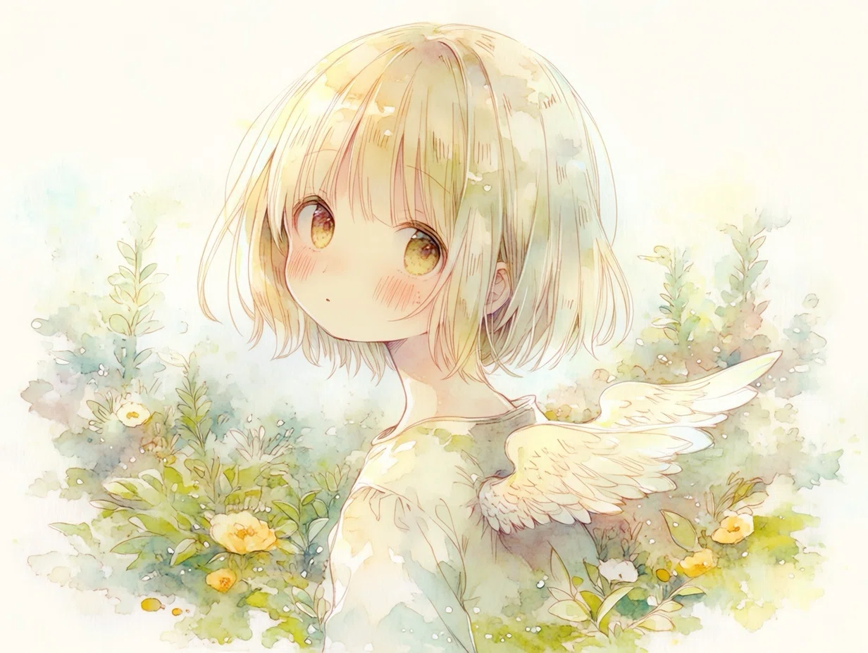 色んな画風のAIイラストに挑戦。今回は水彩画風にしてみた