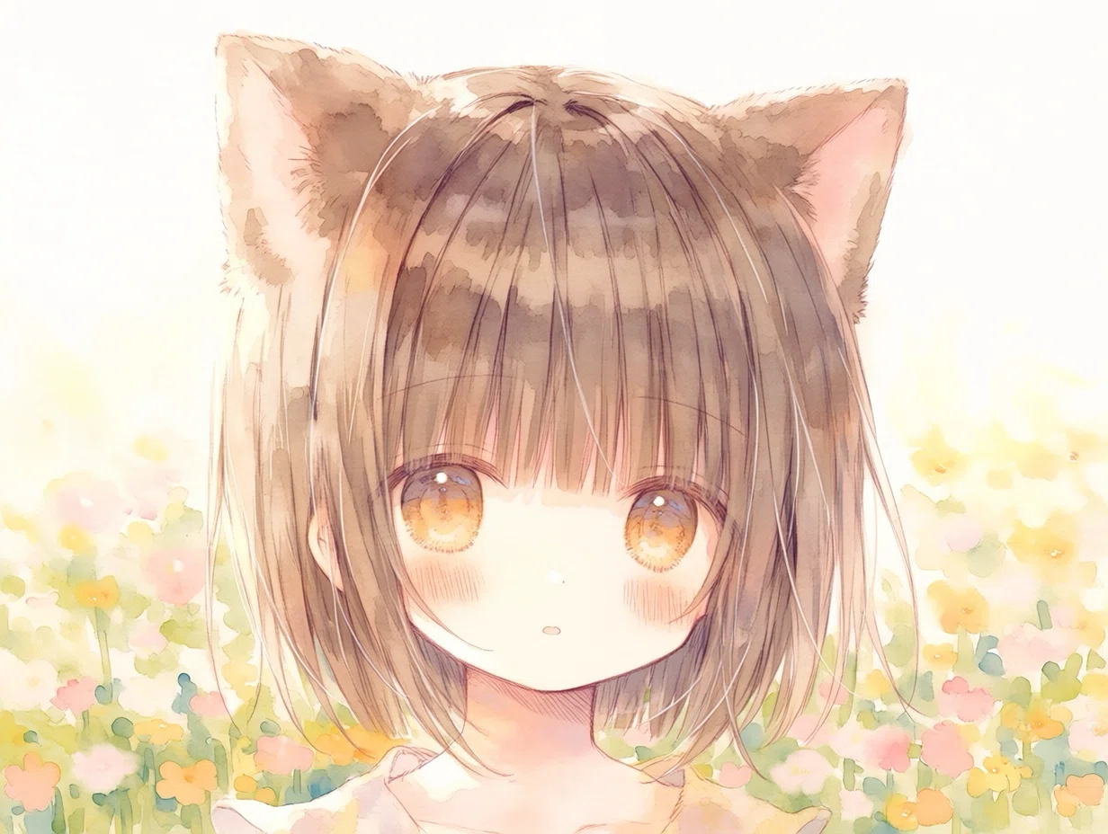 色んな画風のAIイラストに挑戦。今回は水彩画風にしてみた