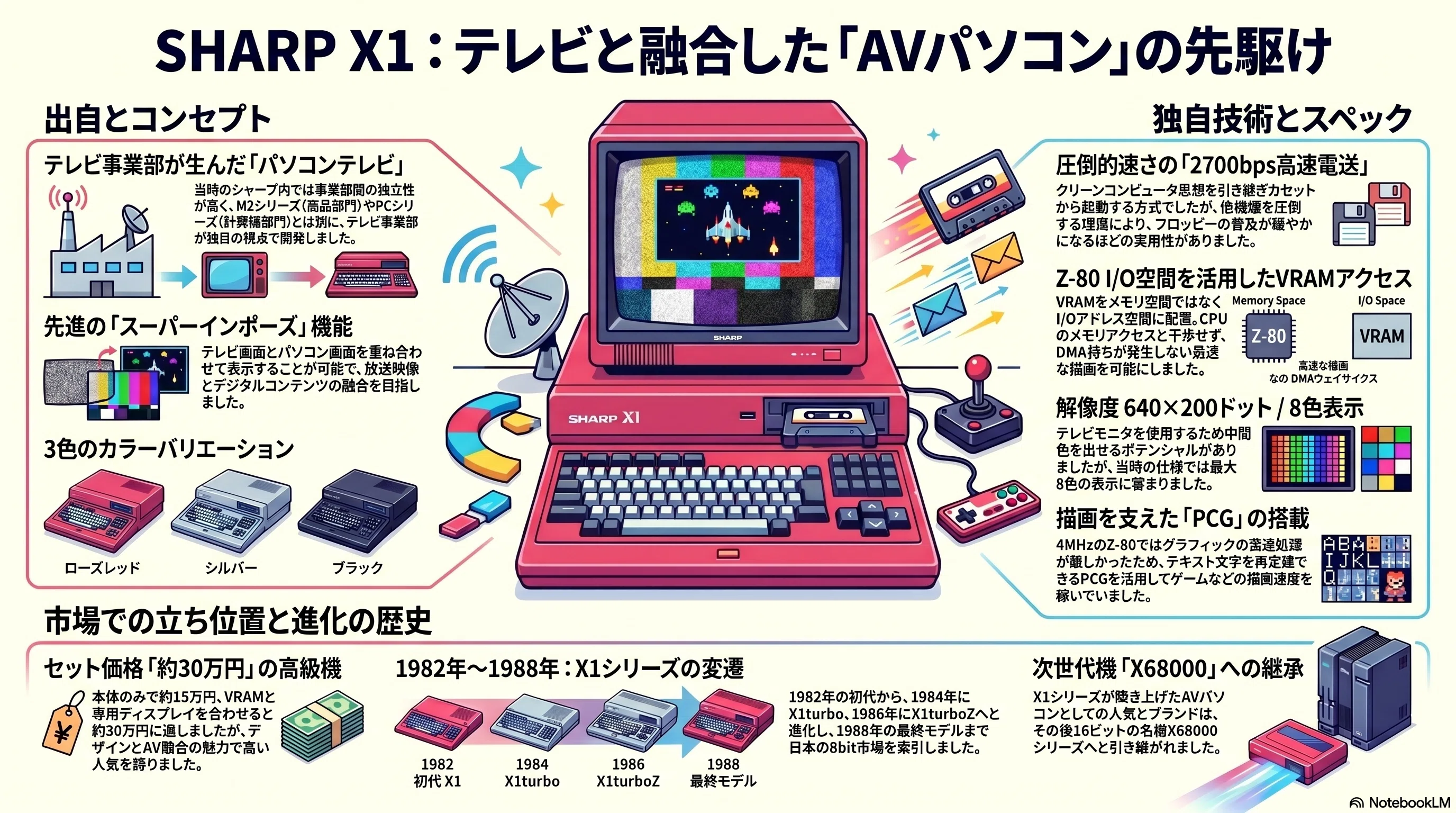 SHARP X1 - AVパソコンとしての出発｜kzn