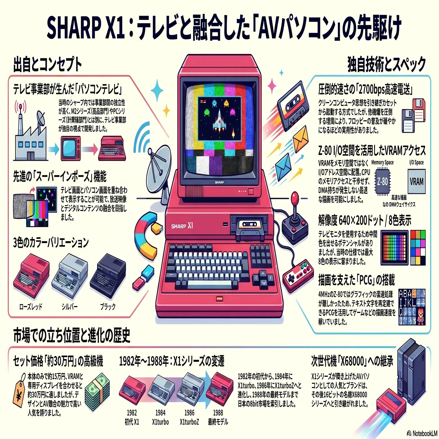 SHARP X1 - AVパソコンとしての出発｜kzn