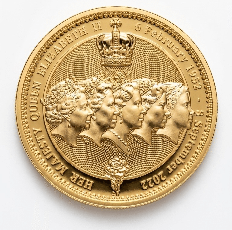 2022年 ニウエ 1ドル金メッキ銅貨　エリザベス2世追憶記念 最高鑑定PF70】エリザベス2世の歩みを辿る、ニウエ2022年追悼