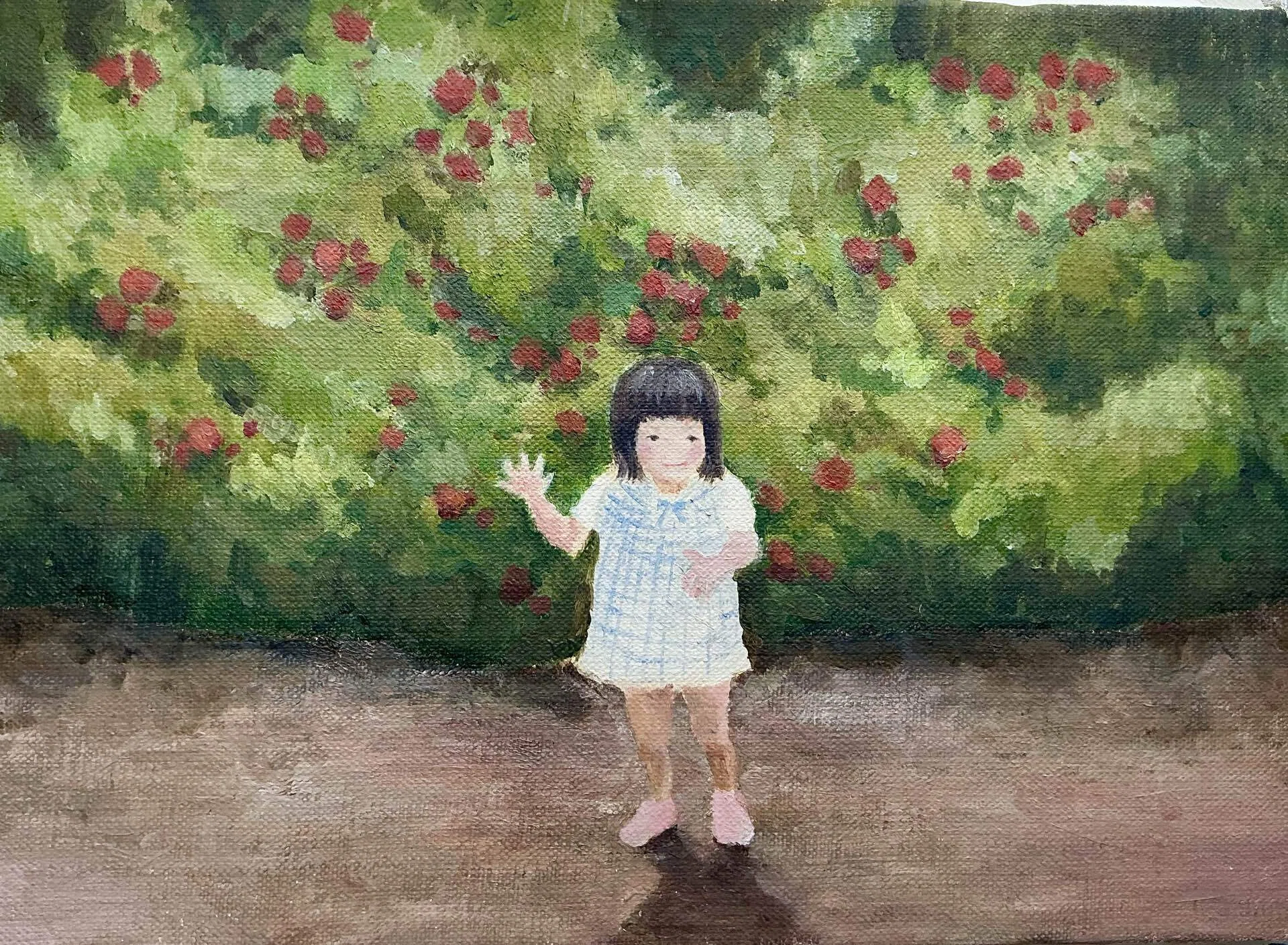 私のおばあちゃん 油絵 ＆ その他油絵｜ぎんなん