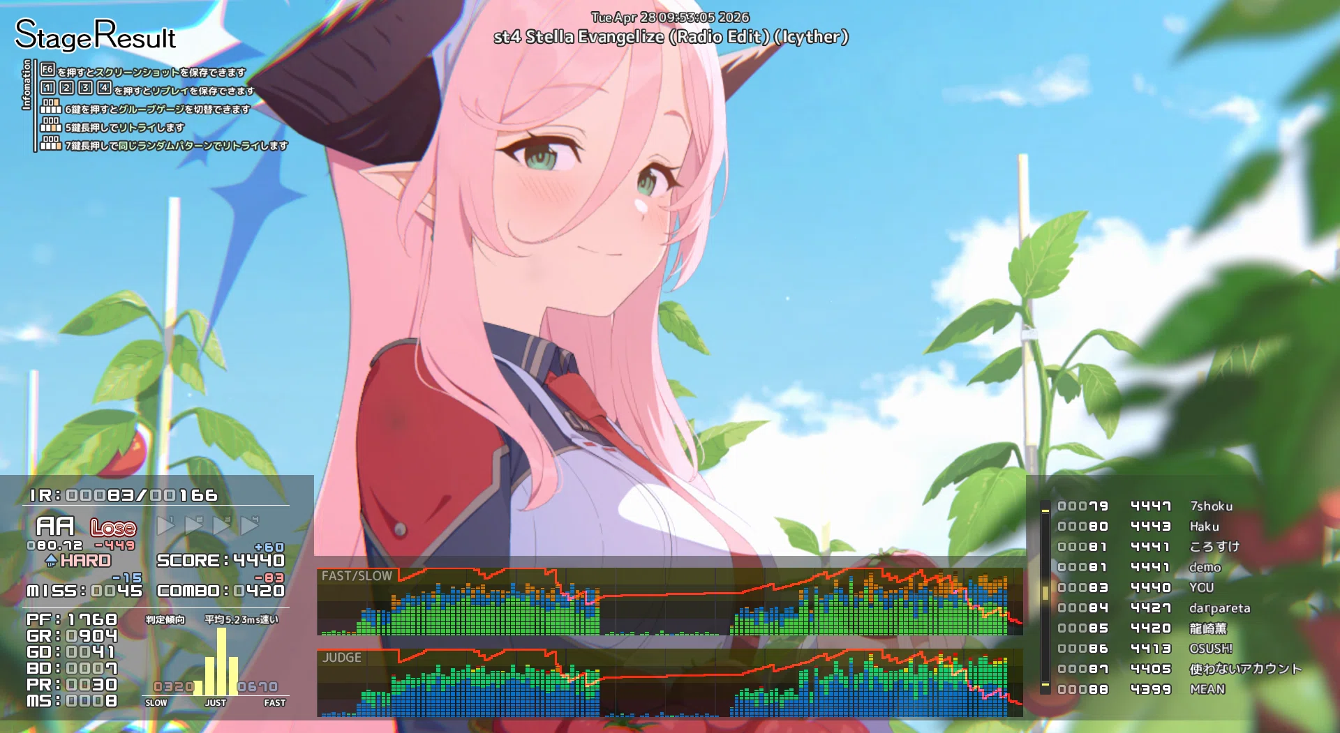 音ゲー日記20260428｜GRASS