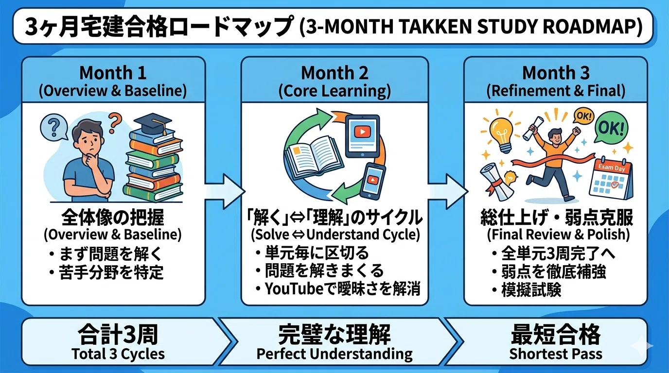 2026年最新】宅建の難易度は？独学で一発合格するための勉強法と合格