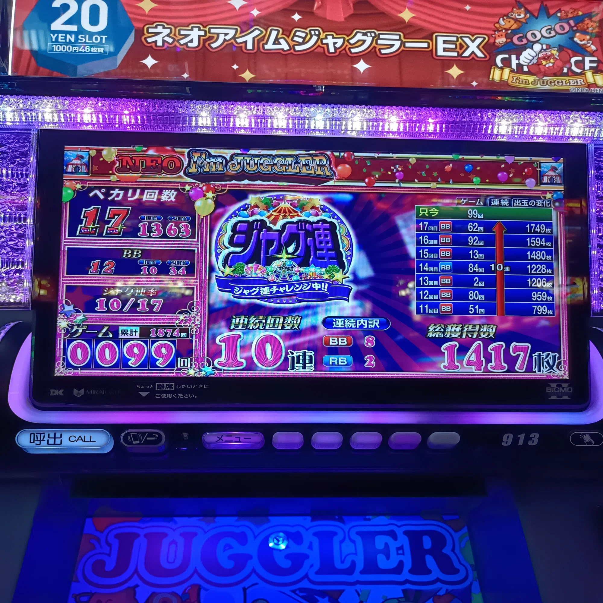 本領発揮！！！ジャグ編久々の投稿…等価ジャグ価値有最高〜！！設定 