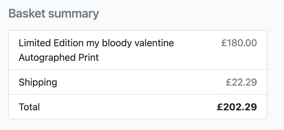 my bloody valentineのシルクスクリーン・ギグポスターが発売中との