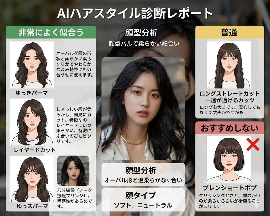 AI髪型診断｜写真1枚で「自分に似合う髪型」がわかる時代になりました
