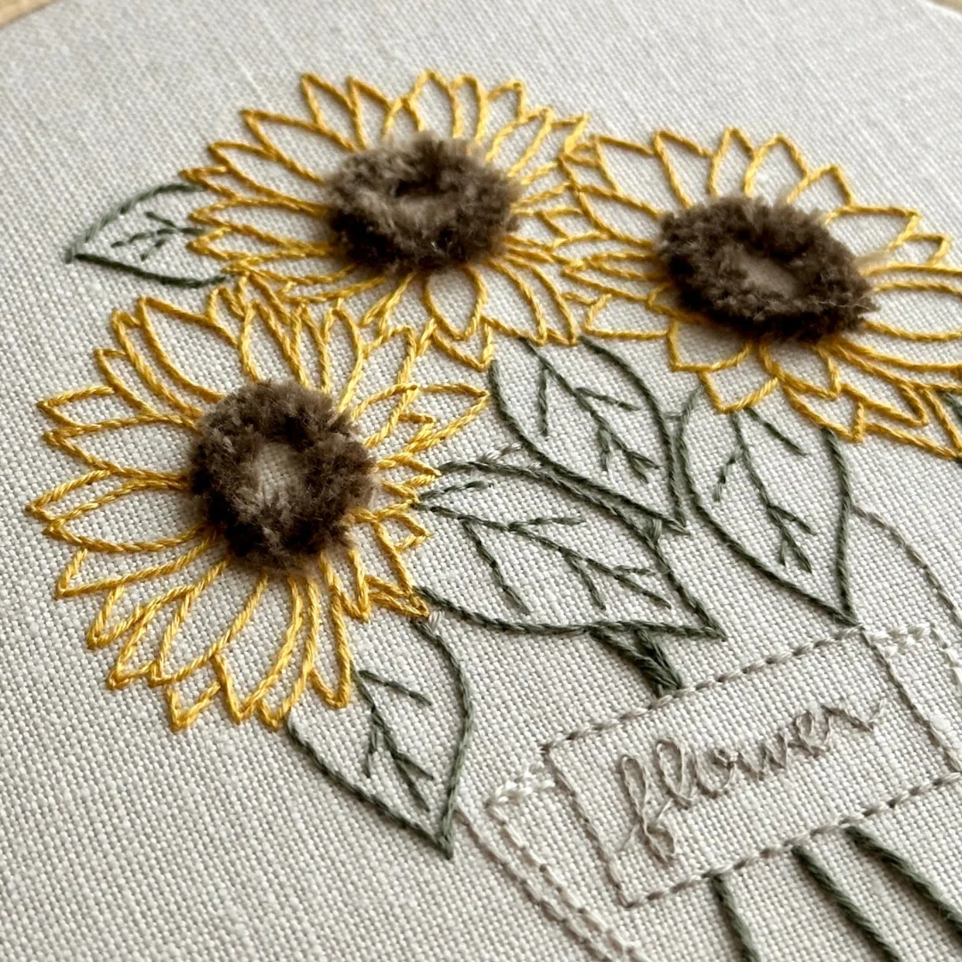 【HOWTO】糸の本数やステッチで変わる刺繍の印象｜はなこまち/刺繍作家