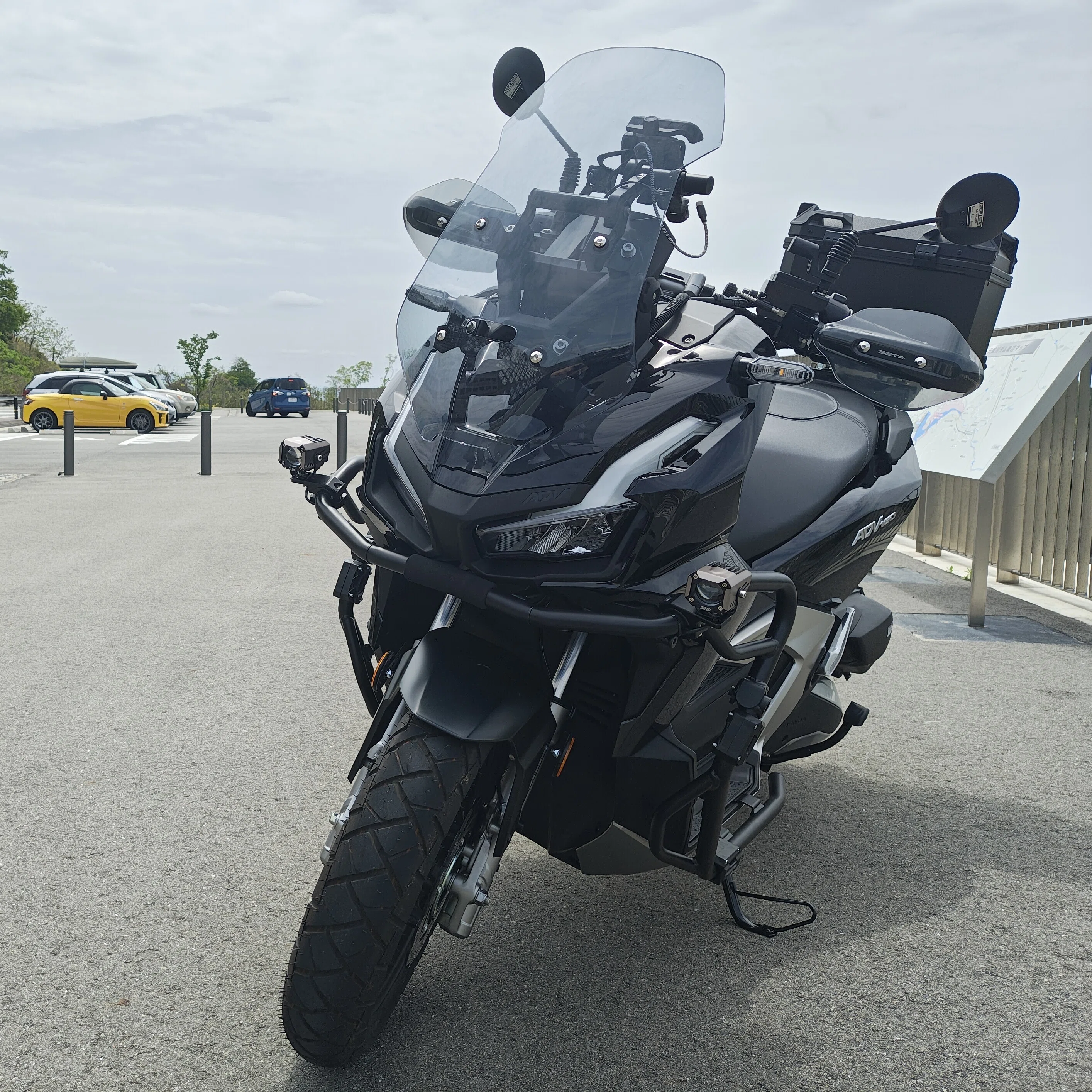 Src adv160 クラッシュバー 武川 マフラー adv160 クラッシュ バー