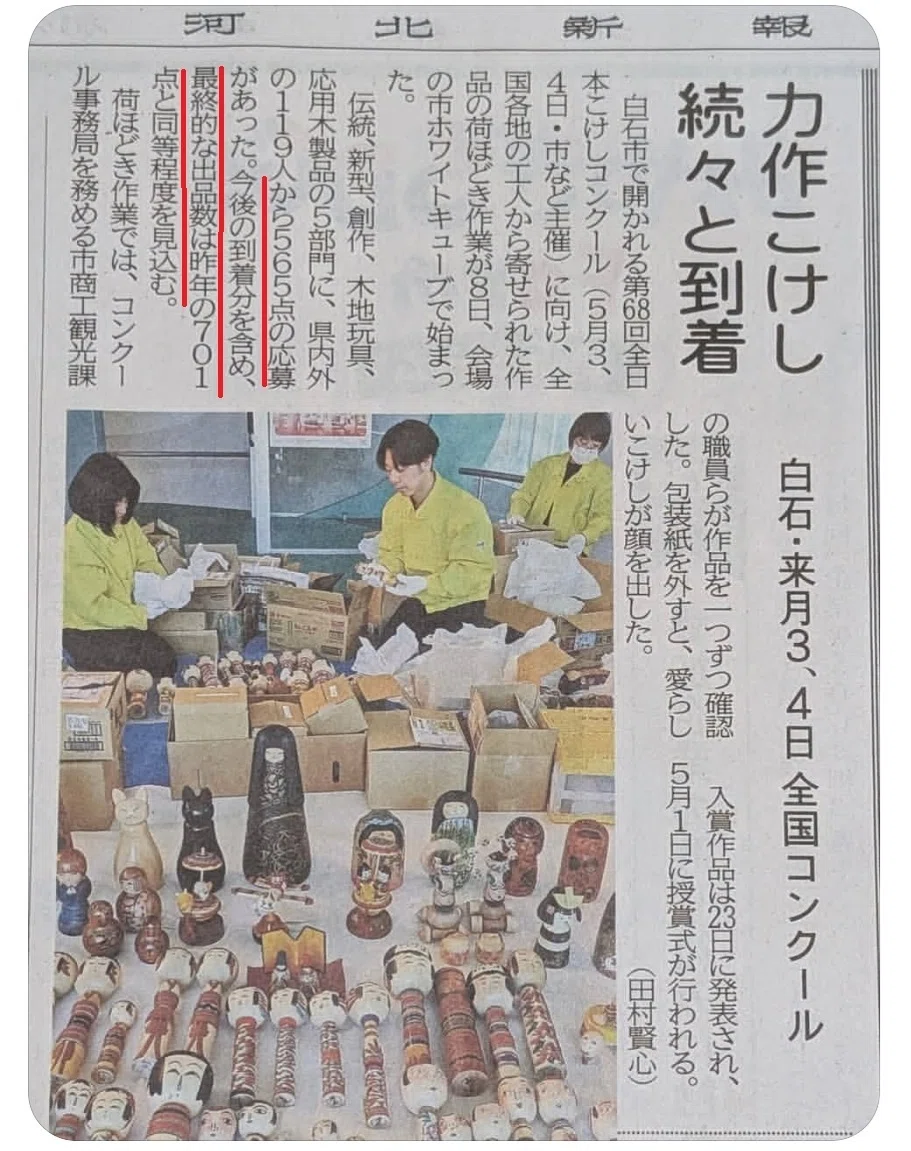 どこどここけし　【版元品切れ　入手困難】 全日本こけしコンクール番外編その5 やっぱりやらかしましたね