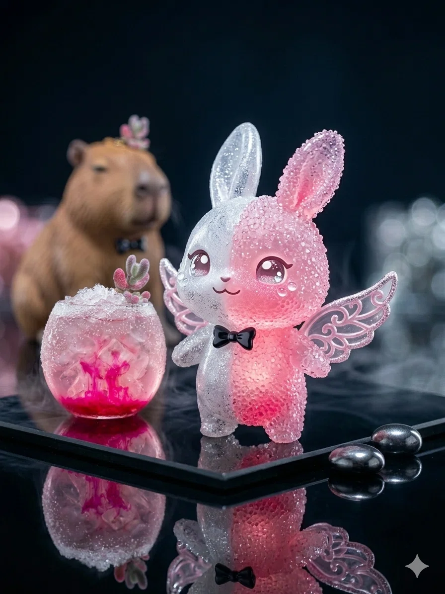 アイスクリスタル 🌸花暦 Capi BAR🌸88輪目 ドロサンテマム・ピンクアイスクリスタル