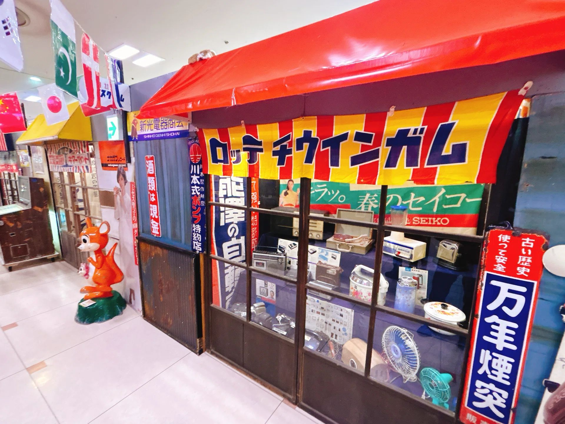川本優良店會の店　　レトロ看板 長野東急の昭和平成レトロ展｜ロクガワトモヒロの創作基地