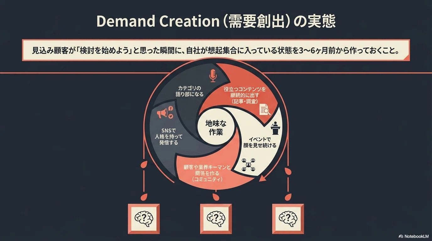 BtoB購買の70%は営業する前に決まっている — マーケターが戦略を修正す