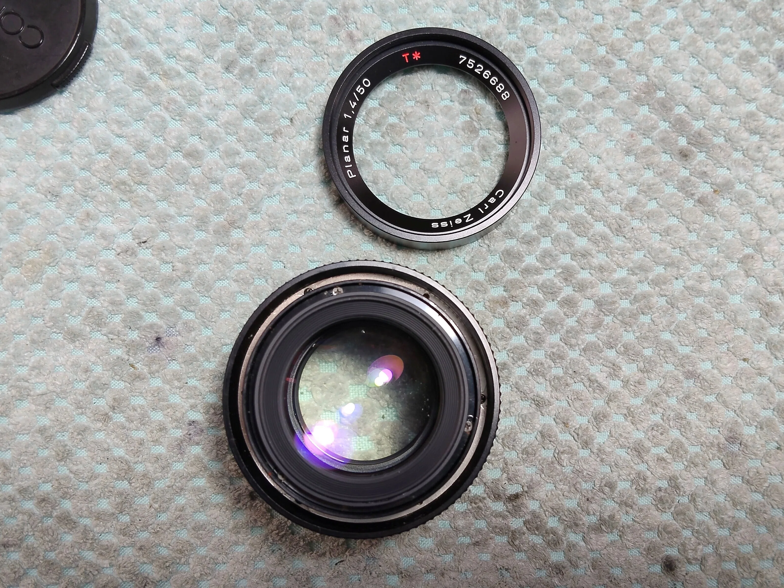 Contax Carl Zeiss Planar 50mm F/1.4 T*の分解｜フィルムカメラ修理の