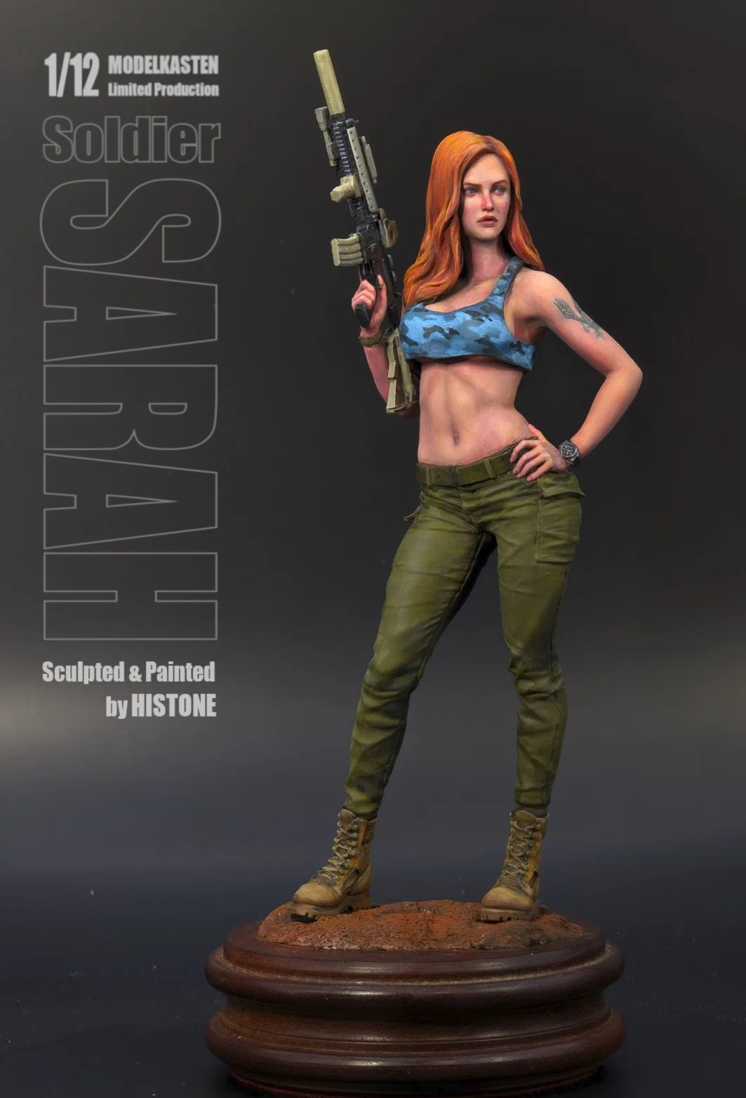 造形作品新作「女性兵士サラ」｜Histone