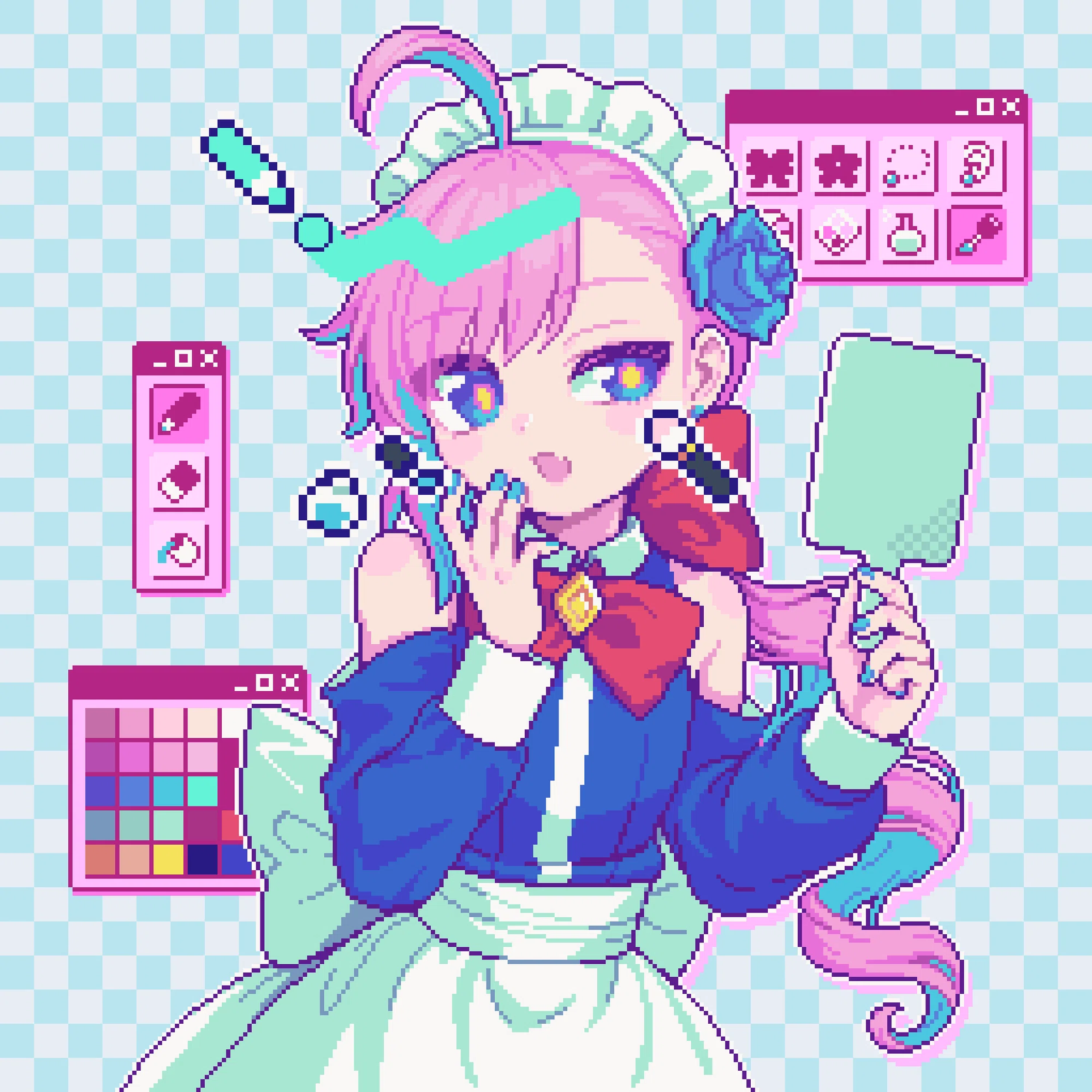 丁寧にドット絵を描くこと｜有織はべり