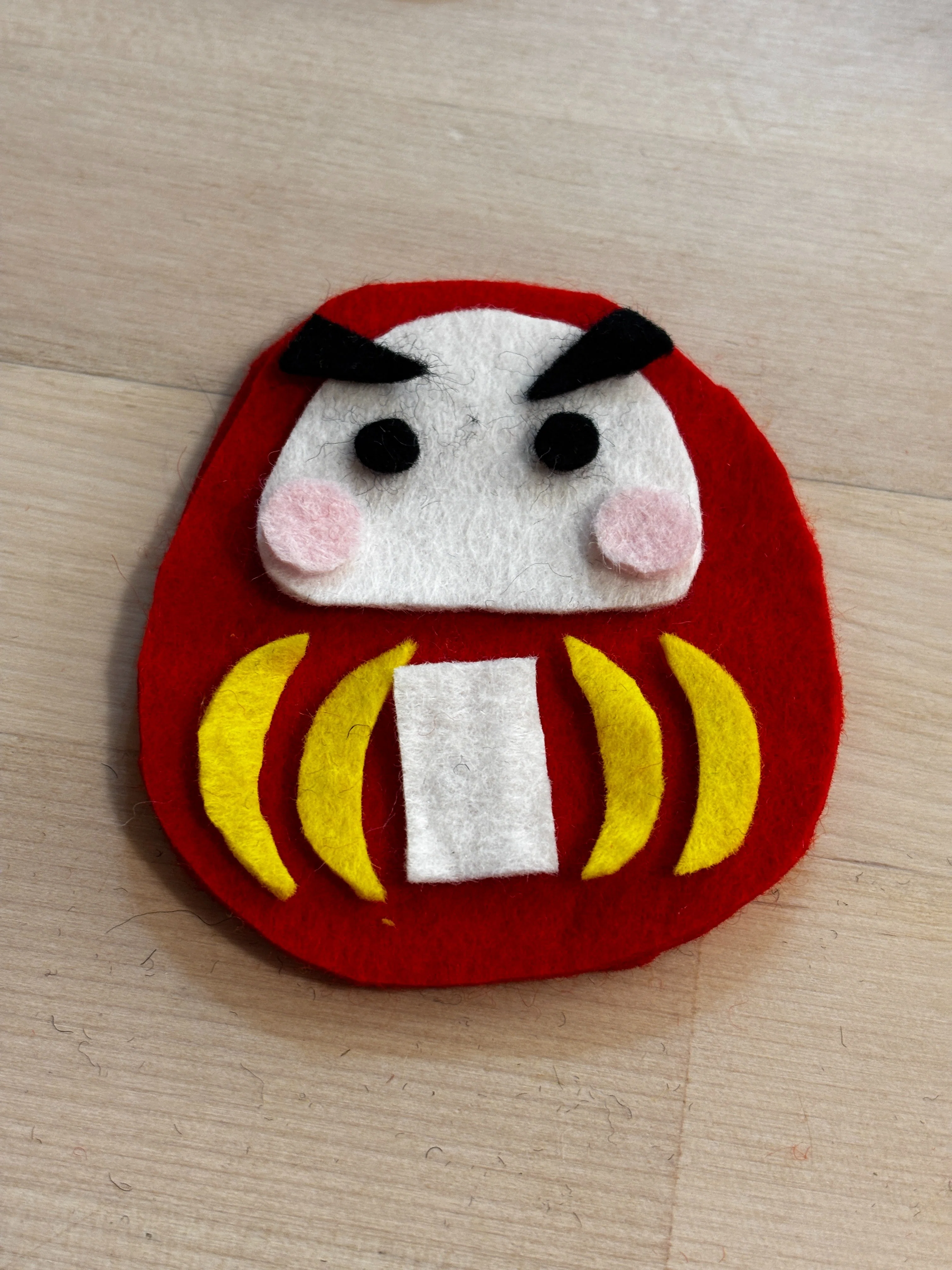ハンドメイド】フェルトの必勝だるま｜なるさや