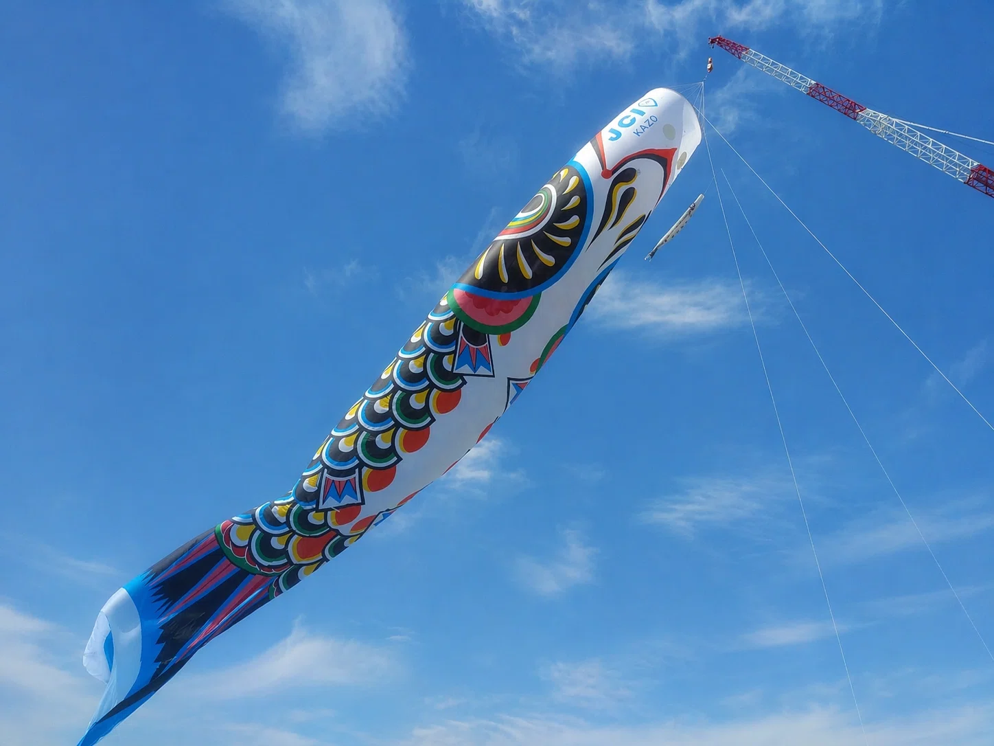 前編】空飛ぶ“膜構造”の芸術品！全長100m「ジャンボこいのぼり」と大嘉