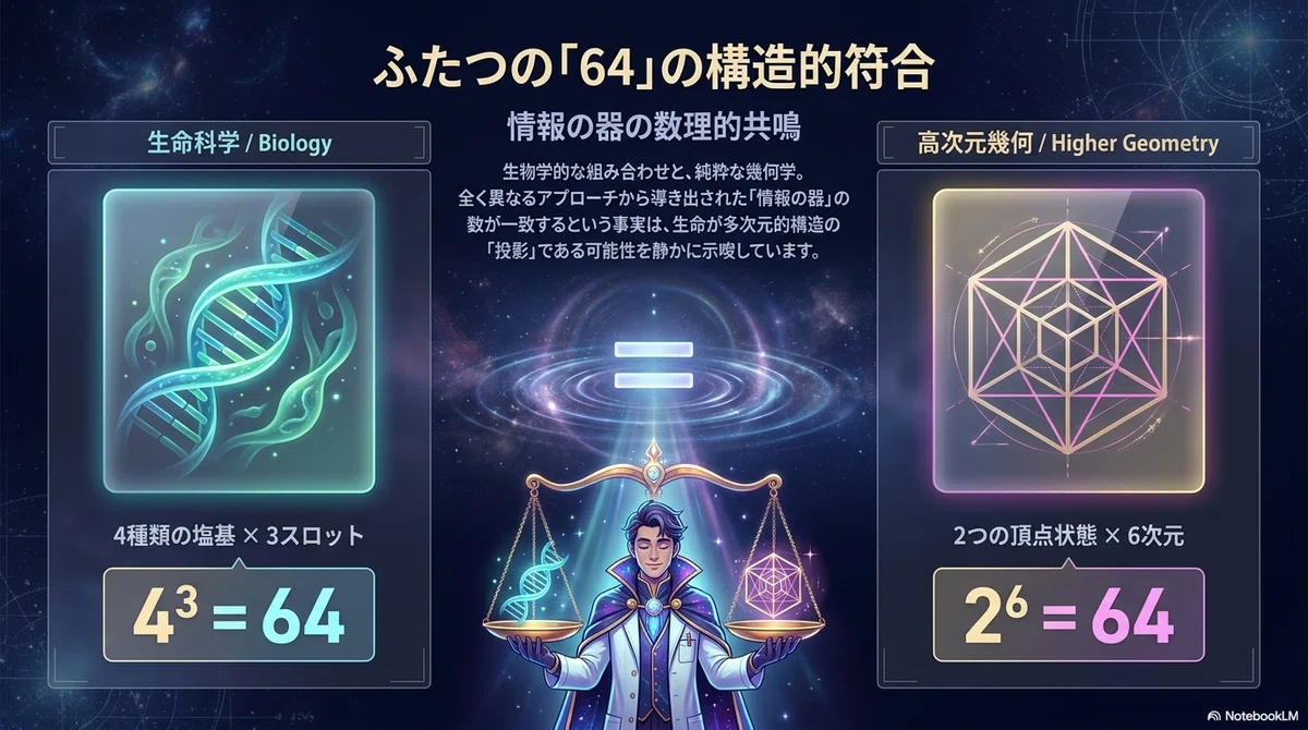 【幾何生物学】DNA-高次元の影としての生命|Cosmic Order