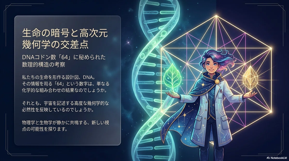 【幾何生物学】DNA-高次元の影としての生命|Cosmic Order