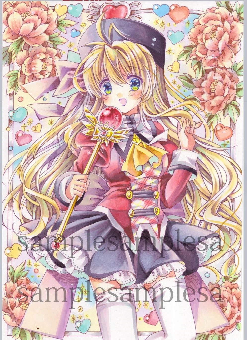 コピック原画】魔法の煌めきをあなたに✨雪音ちゃん原画&イラスト コピック原画】魔法の煌めきをあなたに✨雪音ちゃん原画&イラスト