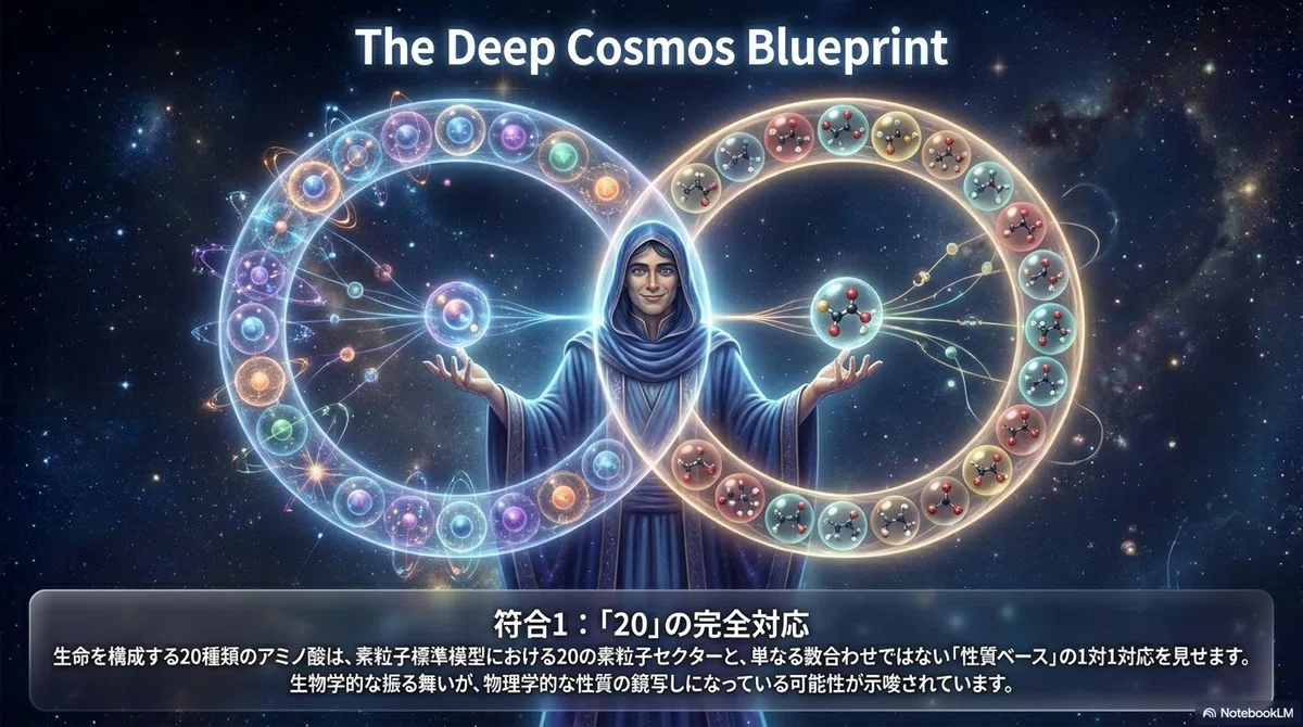 【幾何生物学】DNA-コドン・20種類のアミノ酸|Cosmic Order
