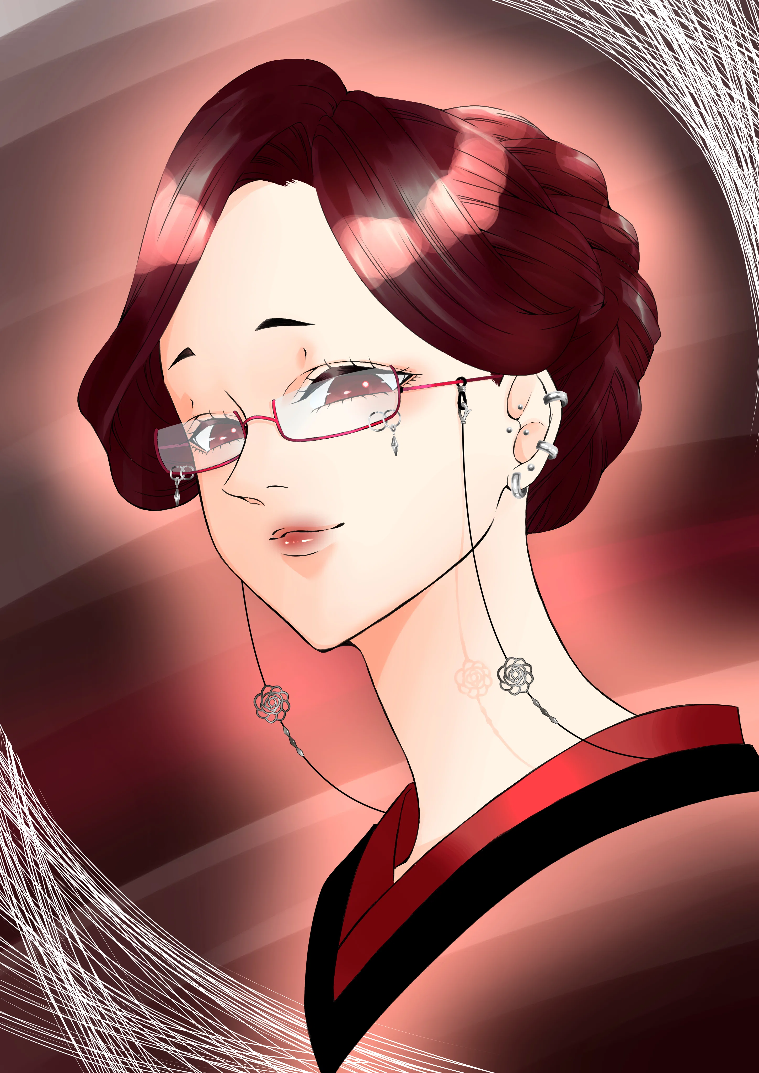 作業風景】「バラ」がテーマのイラストと、制作秘話について。【利用者