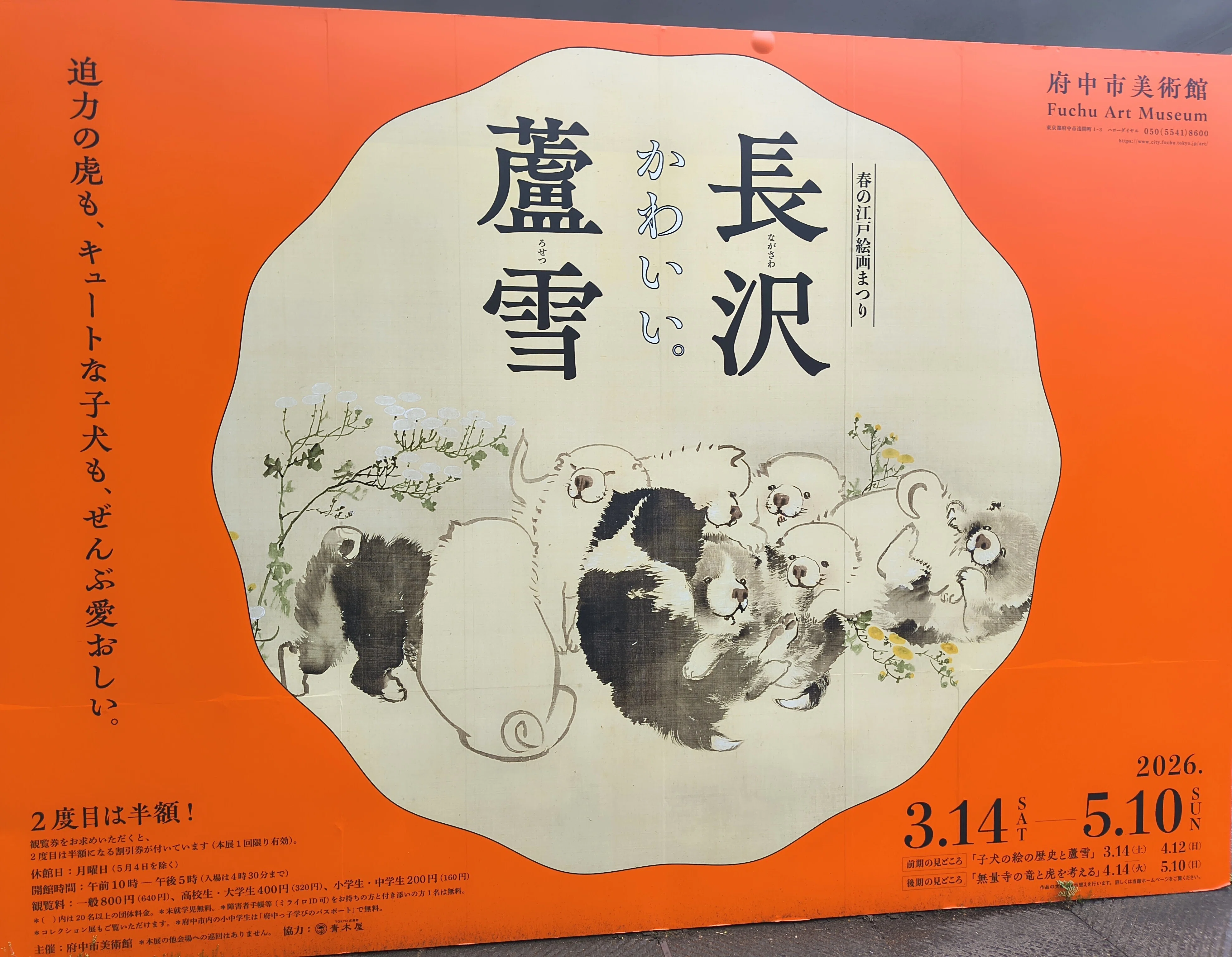 念願の長沢蘆雪展へ！ー 余白と落款から見えた“自由”の話｜紬