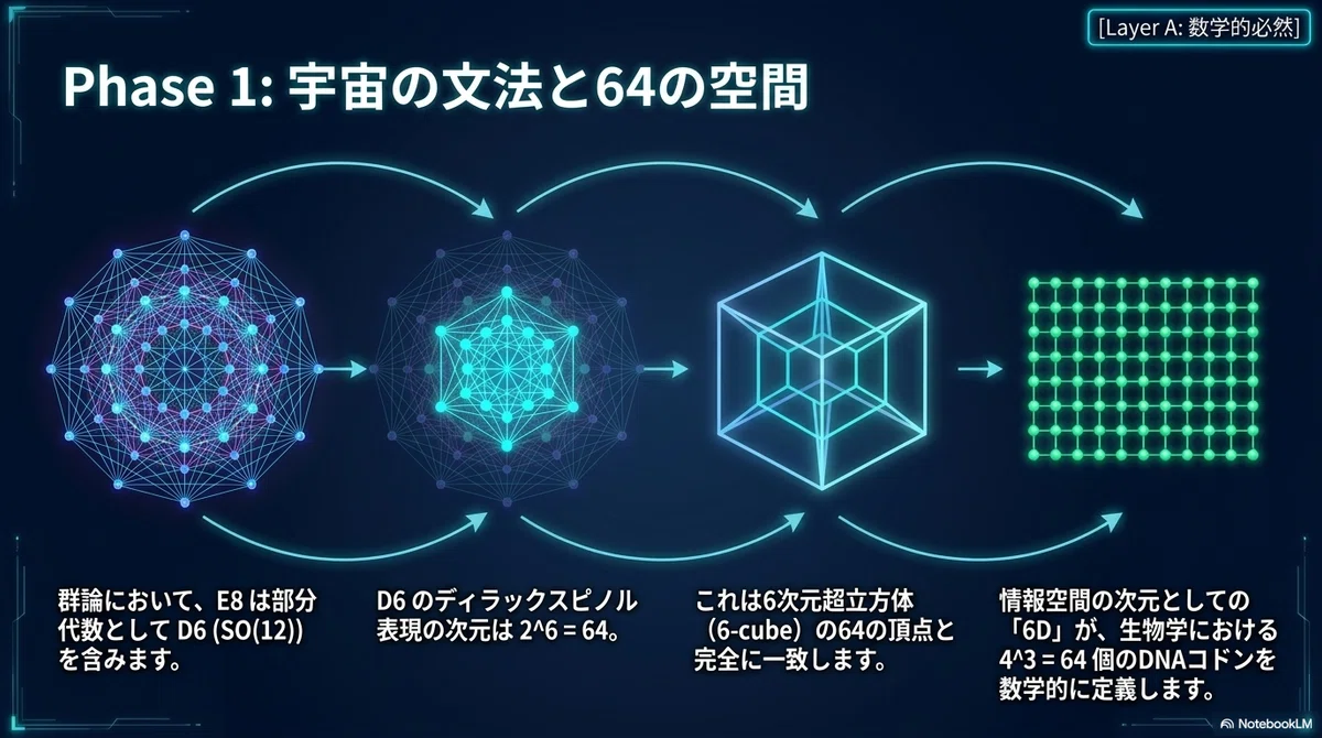 【幾何生物学】DNA-生命はなぜ「そのコドン」を選んだのか|Cosmic Order