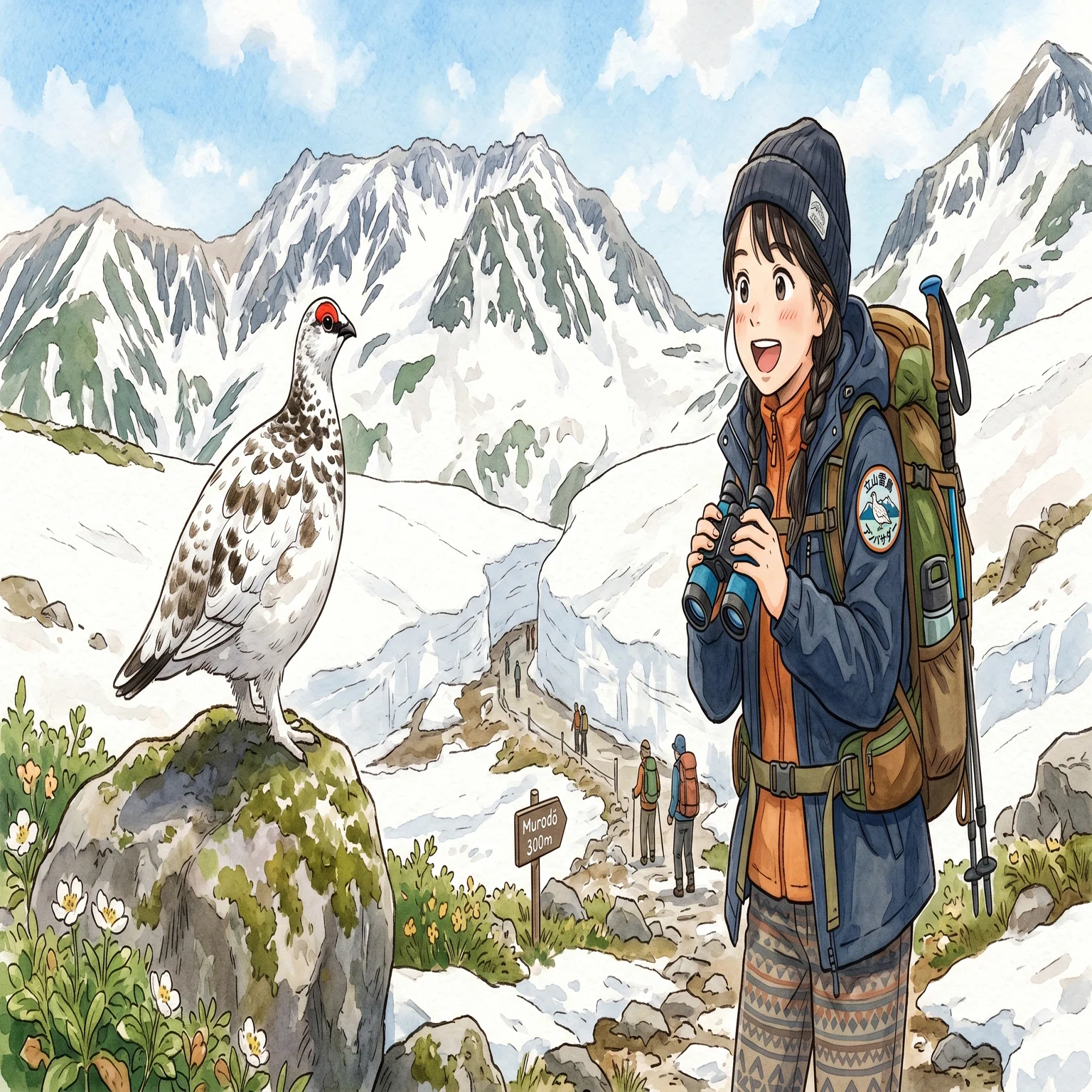 立山で雷鳥観察又は撮影する為のルールブック：神の鳥と未来へ共存する 