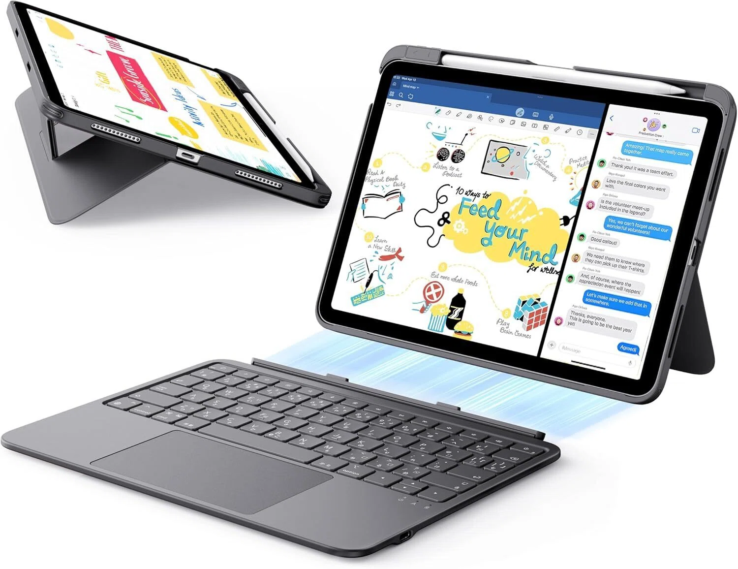 iPad Bluetoothキーボードのおすすめ10選｜A16対応・JIS配列・トラック
