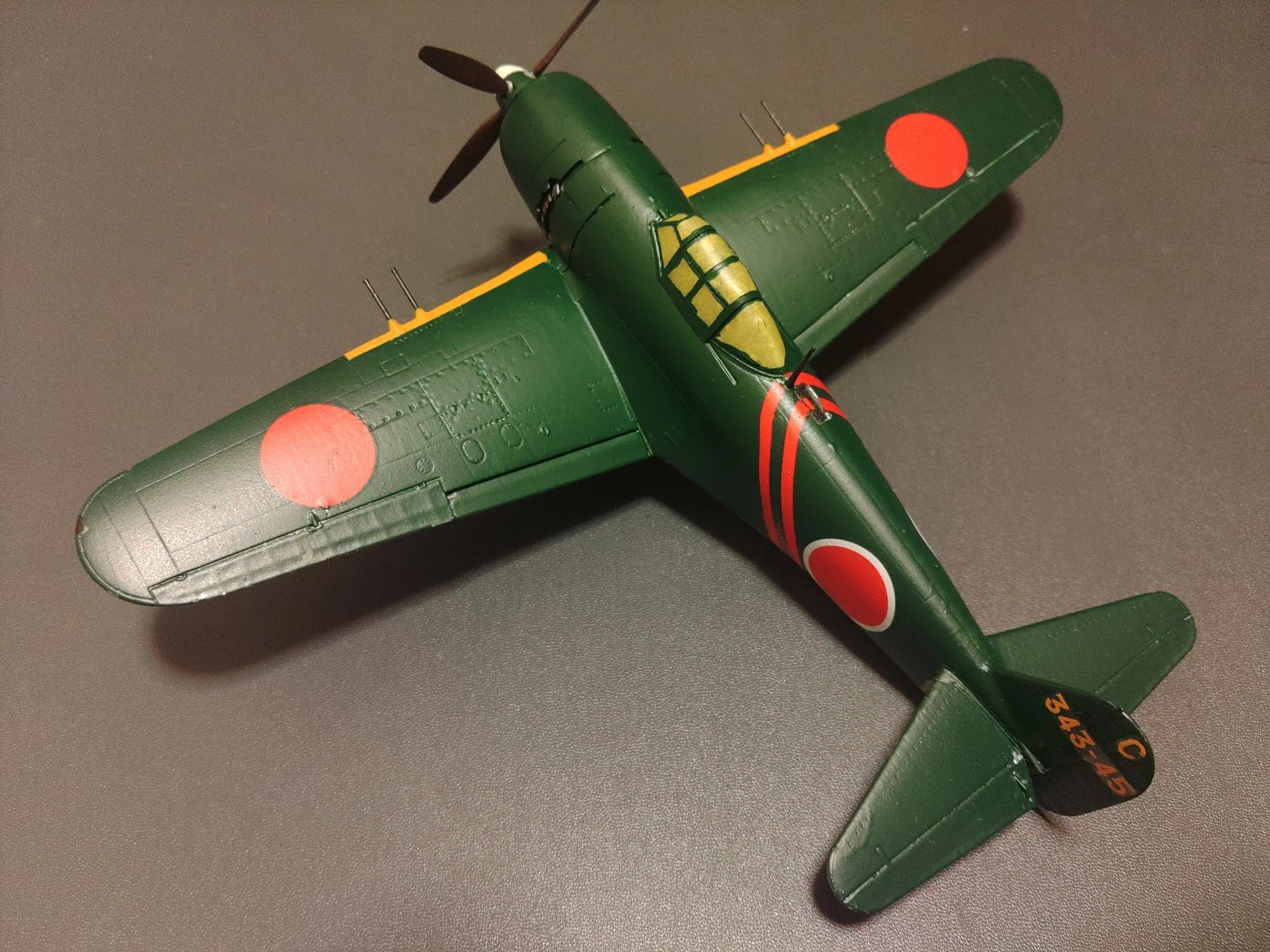 ハセガワ1/48 紫電改後期型｜広カエデ丼