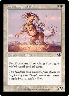 EDH・統率者】《不動なるフェロザー》と《塹壕馬》【MTG】｜稲尾永静