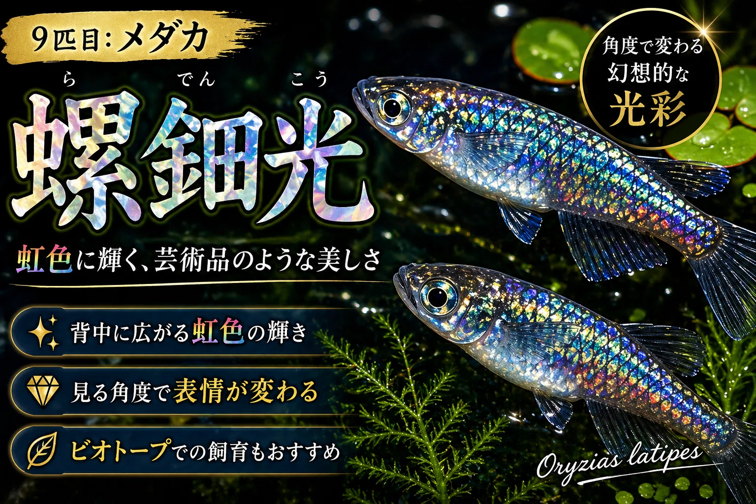 めだか飼育係様 まとめご依頼品 こんばんは！ MAL-KOです！ 今夜は五竜 