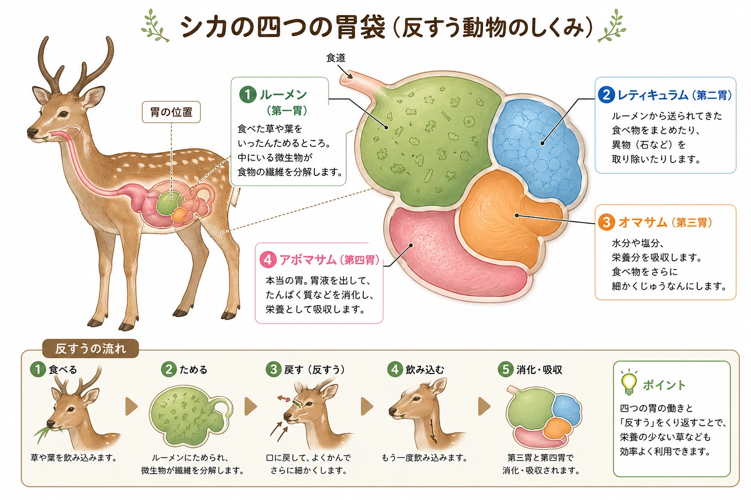 シカ』 意外と知らないその生態のヒミツ｜EGGSEED