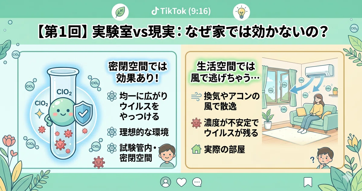 空間除菌　ウィルス99.9%死滅　ハウス除菌 スプレー1本数十円!? 1錠でプロ級の除菌力。賢いママがこっそり