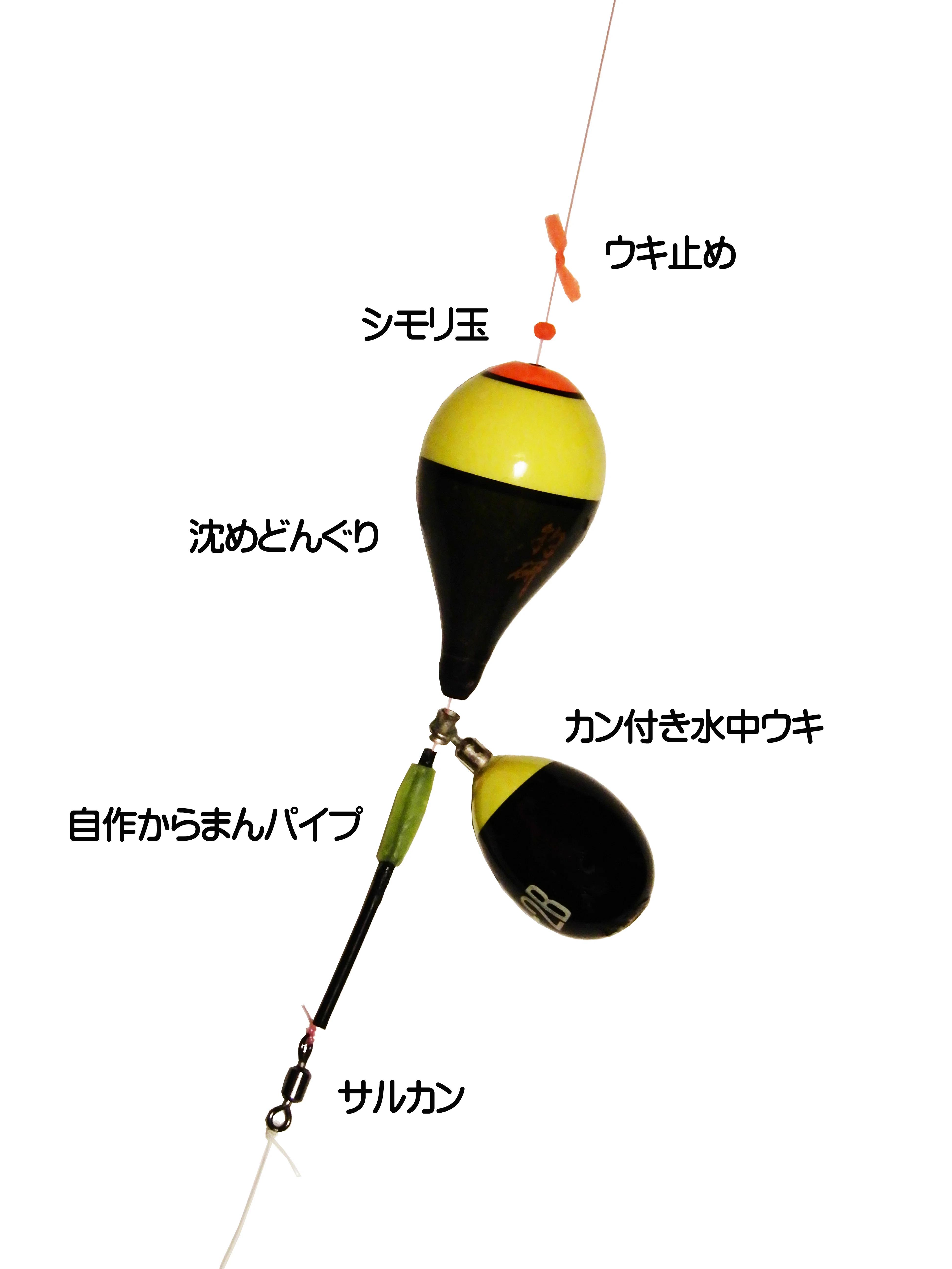 カン付き水中ウキについて。｜ミチロー