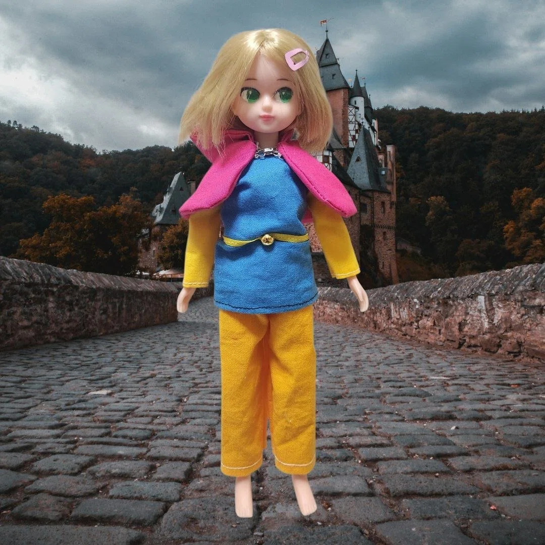ドール服制作記録・ドラクエ3の勇者の衣装をイメージしたもの｜結花