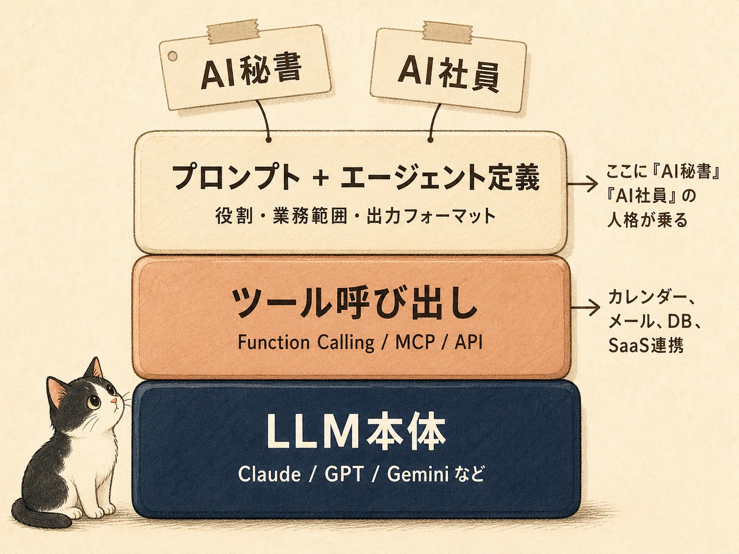 AI秘書」の正体は、エージェント定義にラベルを貼り直しただけ