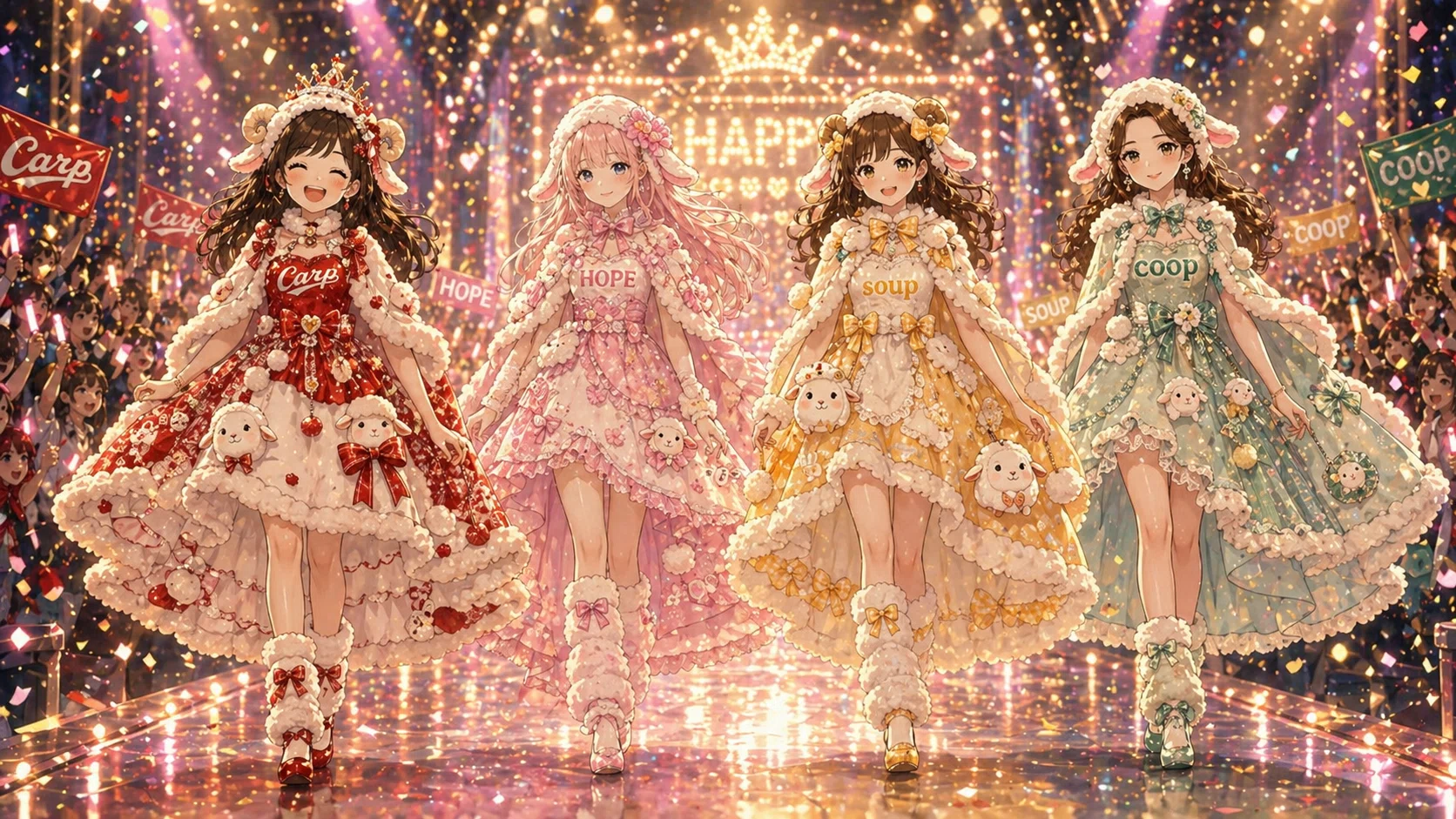 可愛いが大渋滞。りゅかさんが広げてくれた妄想ランウェイ｜ちびたぬき