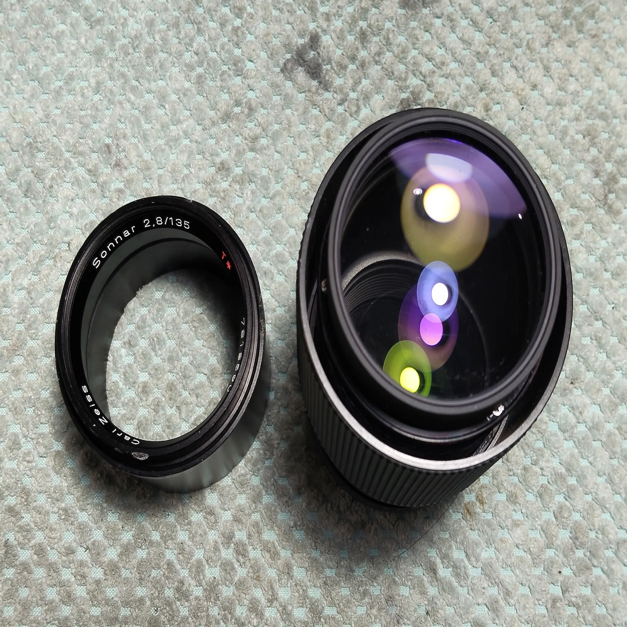 Contax Carl Zeiss Sonnar 135mm F/2.8 T*の分解｜フィルムカメラ修理 