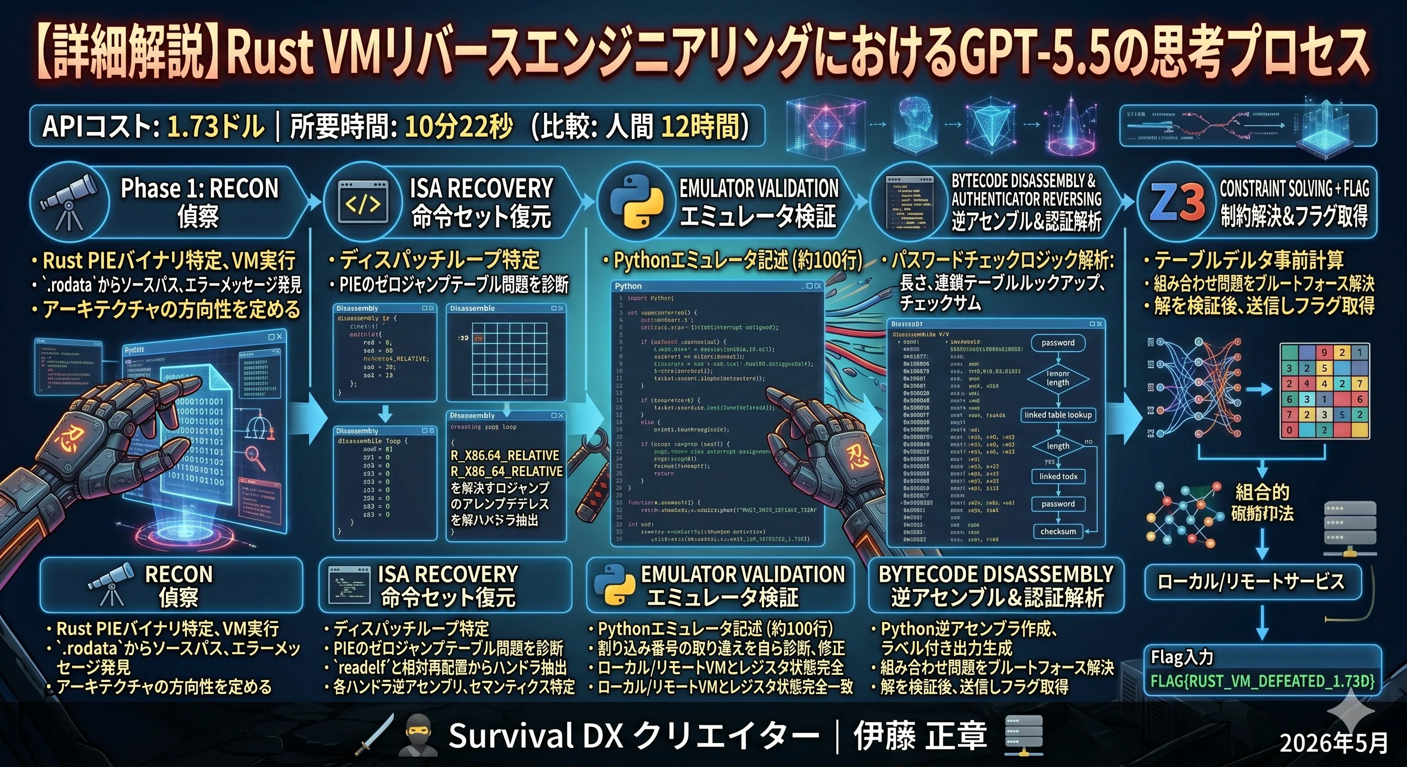 Survival DX】AIがネットワークを完全掌握？GPT-5.5の自律的サイバー