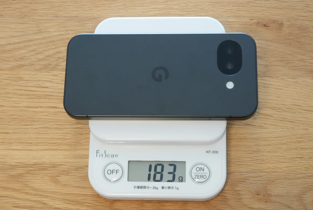 Google Pixel 10a 本体重量