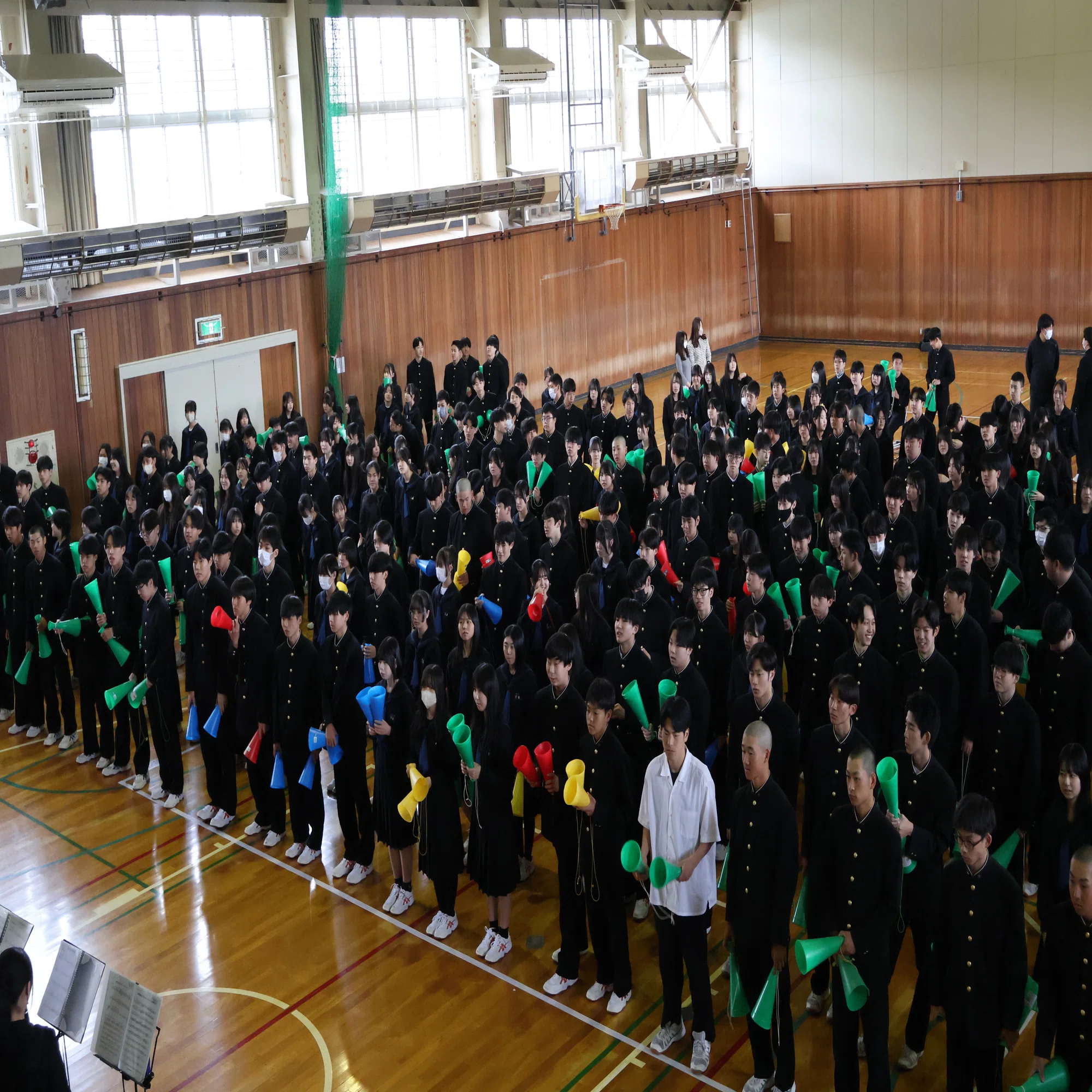 R8 Ryokuryo School-wide Cheering Begins⚾📣｜北海道北見緑陵高等