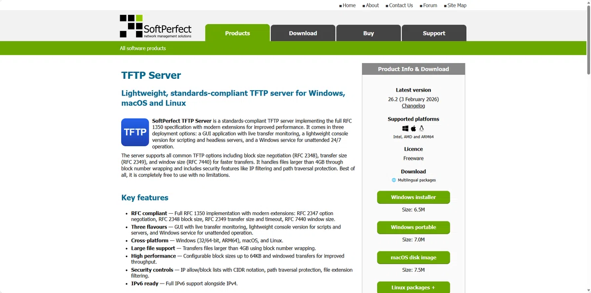 Softperfect Generator 【SoftPerfect TFTP Server】導入方法|千代麻呂(ちよまろ)