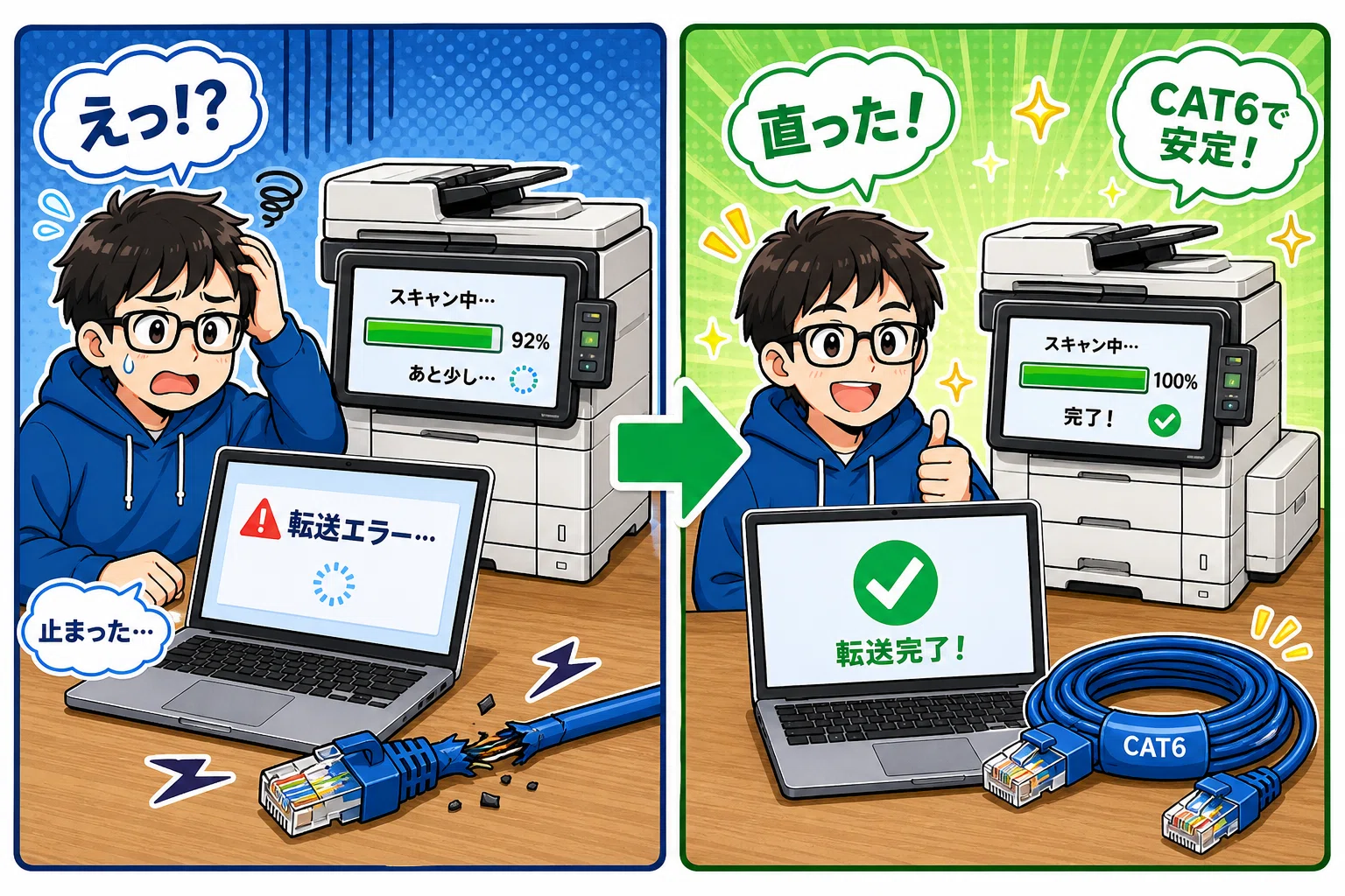 【中古】 入門パソコンLAN活用法 解決】複合機スキャンが途中で止まる？LANケーブル劣化の罠と対策
